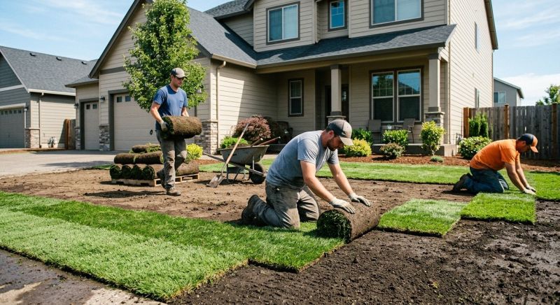 Centipede Sod Installation in Rockwall, TX