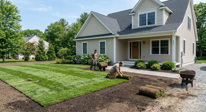 Ryegrass Sod Installation in Aiken, SC